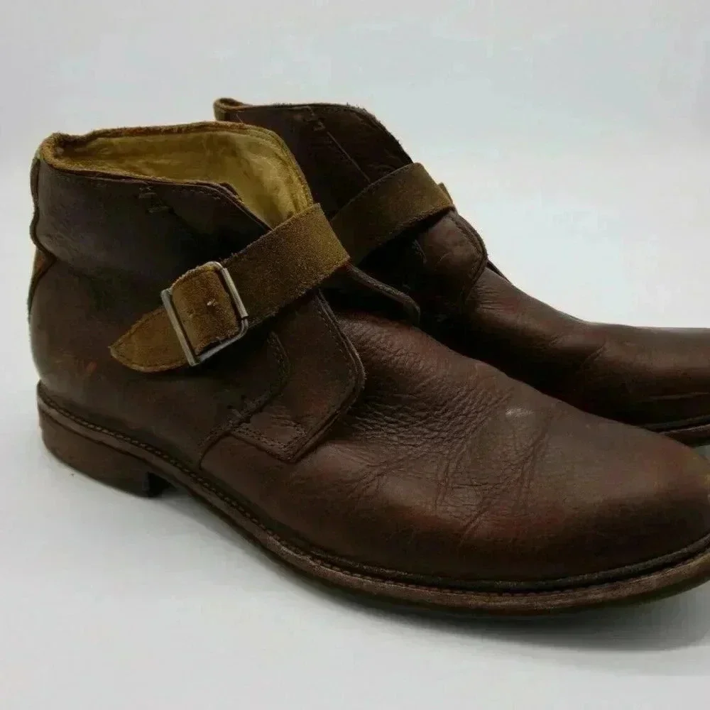 Ugg Australia Graham Leather Brown Buckle Strap